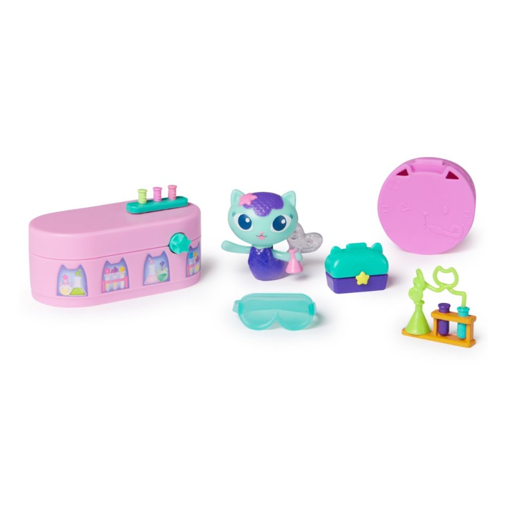 Set de joaca cu figurina, Gabbys Dollhouse, Bobble Kitty MerCat, 20144758