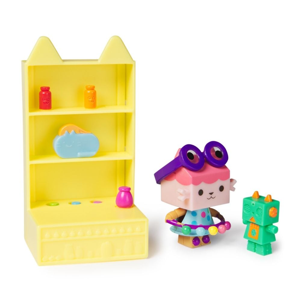Set de joaca cu figurina, Gabbys Dollhouse, Bobble Kitty Baby Box Crafty, 20144757