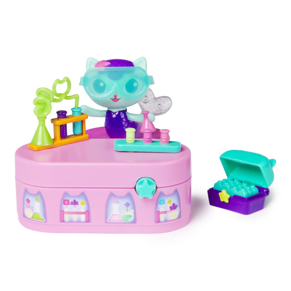 Set de joaca cu figurina, Gabbys Dollhouse, Bobble Kitty MerCat, 20144758