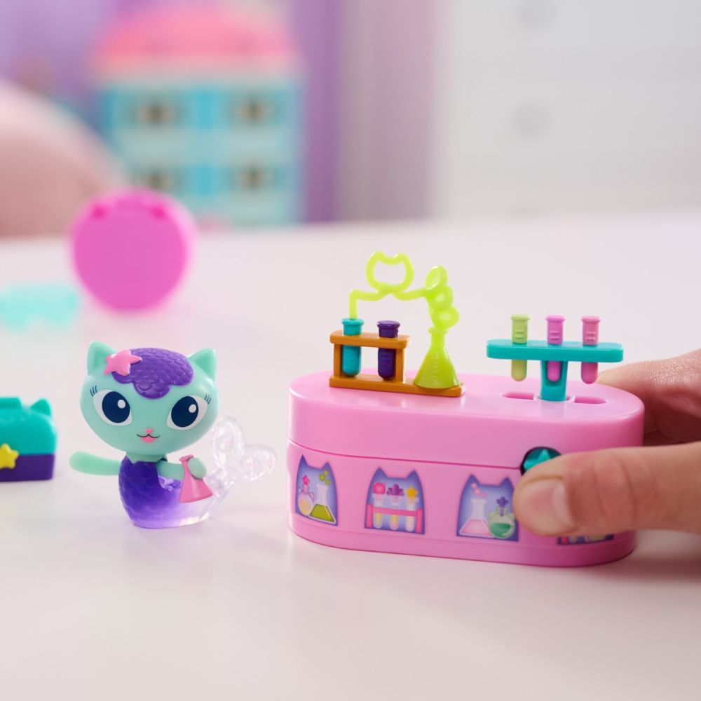 Set de joaca cu figurina, Gabbys Dollhouse, Bobble Kitty MerCat, 20144758