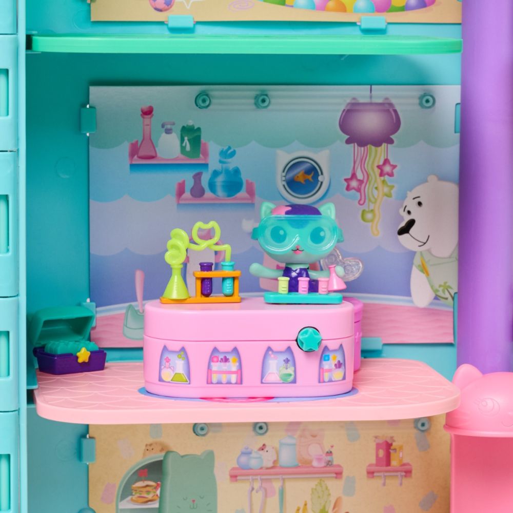 Set de joaca cu figurina, Gabbys Dollhouse, Bobble Kitty MerCat, 20144758