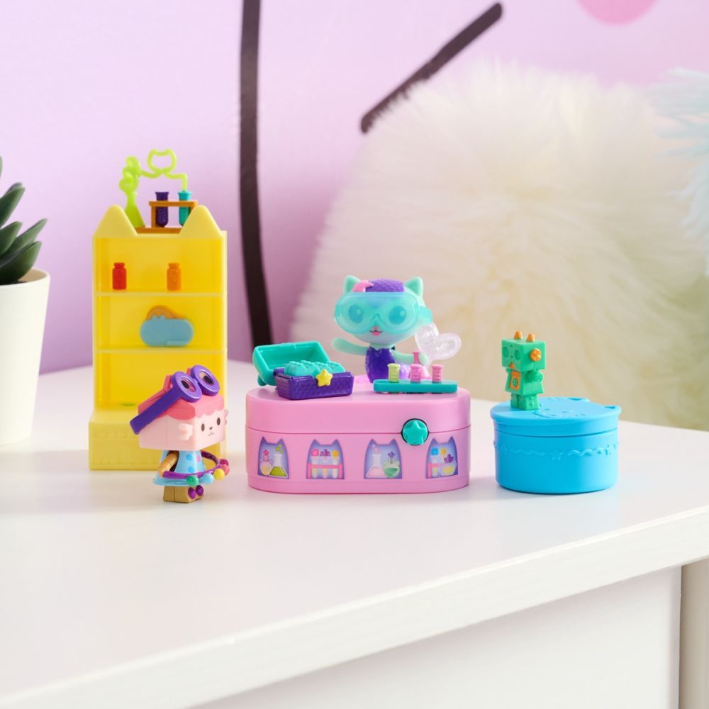 Set de joaca cu figurina, Gabbys Dollhouse, Bobble Kitty MerCat, 20144758