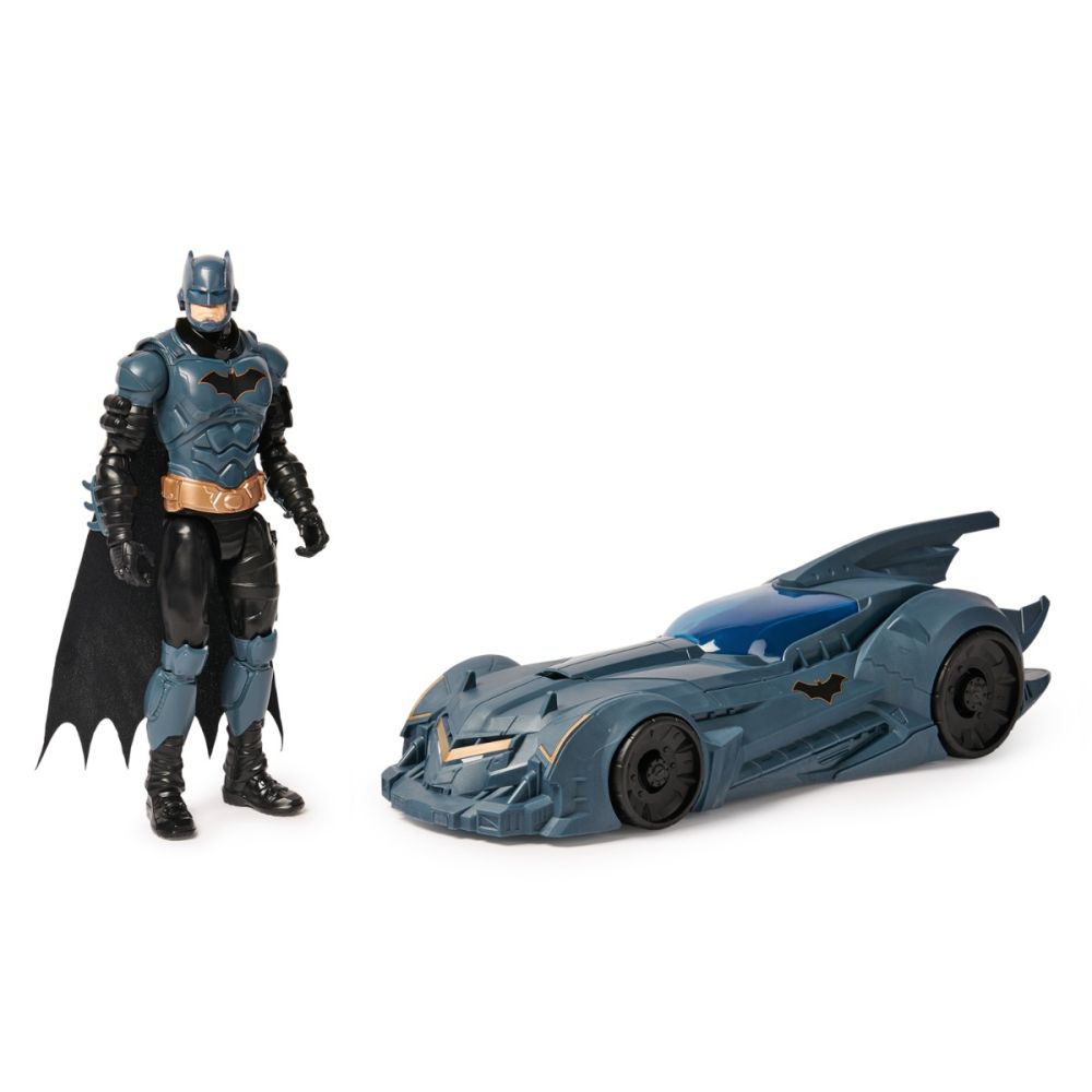 Set masina si figurina, Batman, Batmobil Shadow Guardian, 30 cm, 6070521
