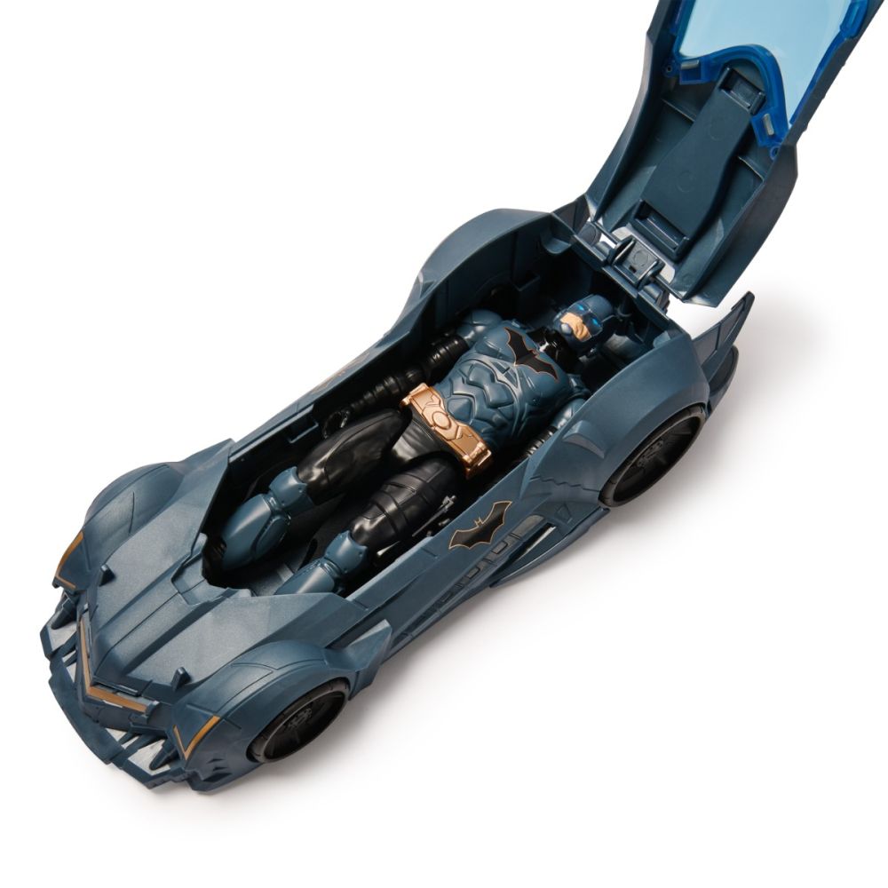 Set masina si figurina, Batman, Batmobil Shadow Guardian, 30 cm, 6070521