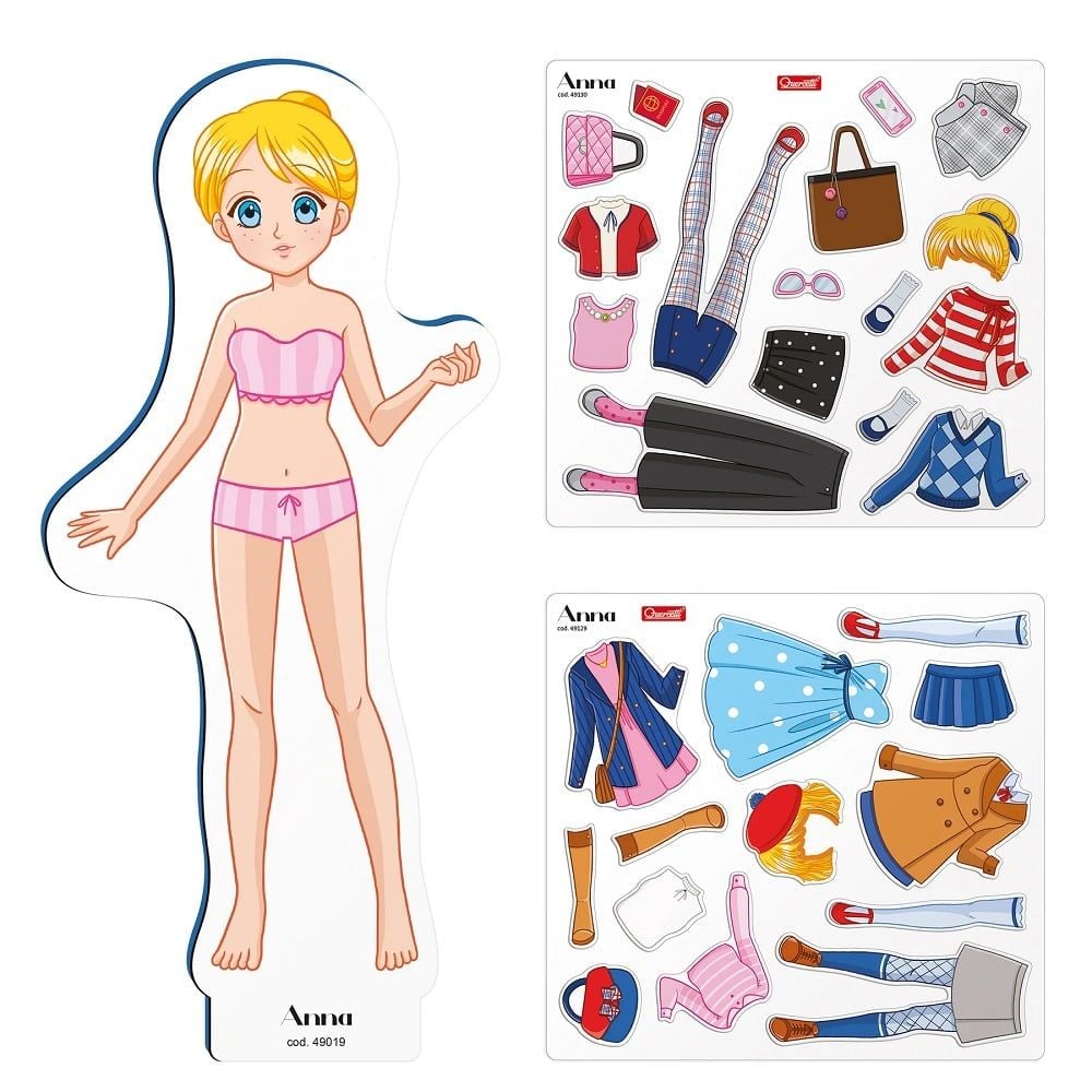 Set magnetic, Quercetti, Creatie vestimentara, Fashion Anna