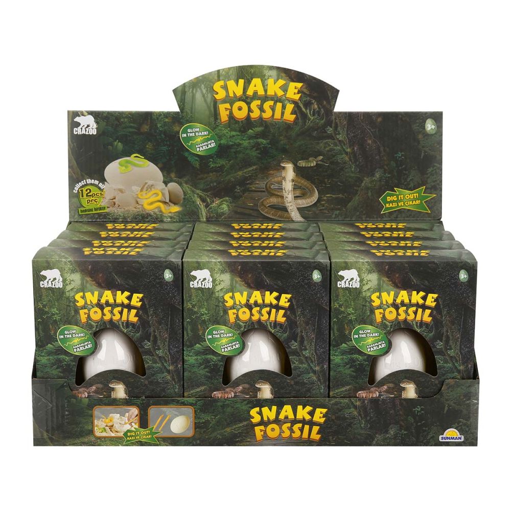 Kit excavare ou de sarpe, Crazoo, Glow in the dark