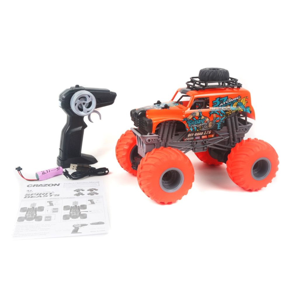 Masinuta cu telecomanda, Crazon, Spirit Beasts Beetle, 1:18