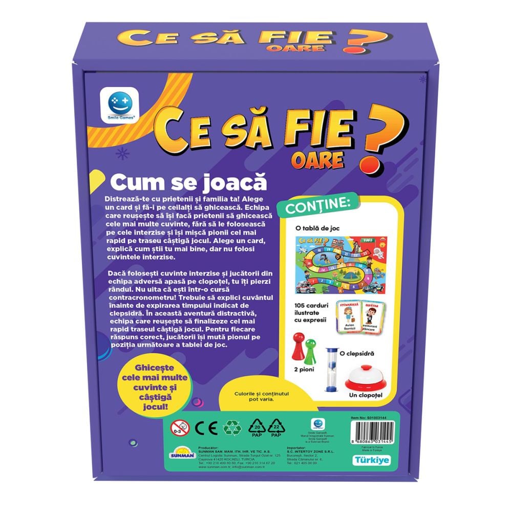 Joc de societate, Smile Games, Ce sa fie oare?