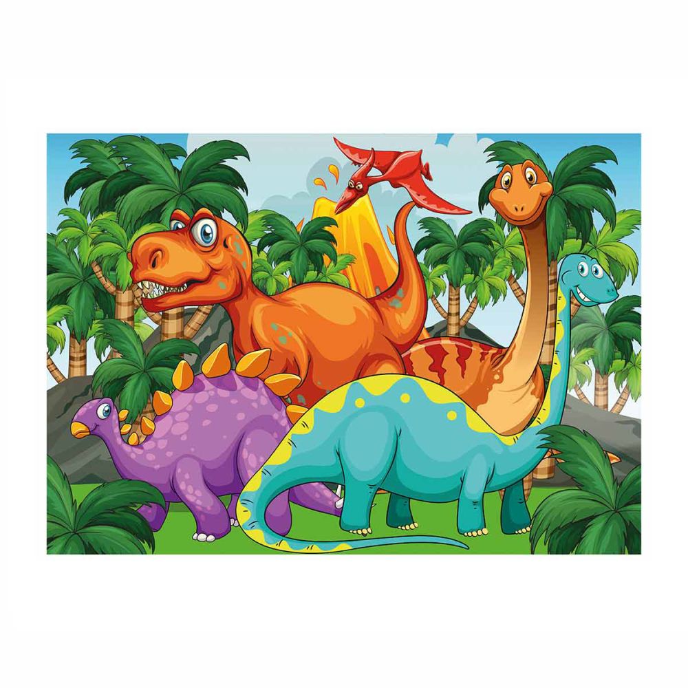 Puzzle Witty Puzzlezz, Dinozauri, 100 piese