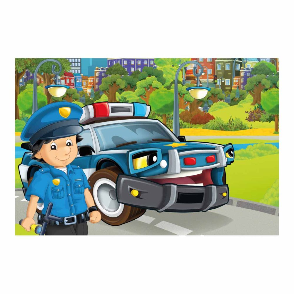 Puzzle Witty Puzzlezz, Politie, 60 piese
