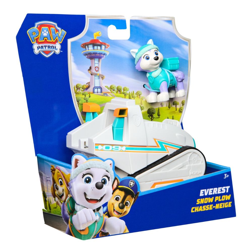 Vehicul cu figurina, Paw Patrol, Snow Plow, Everest, 6071217