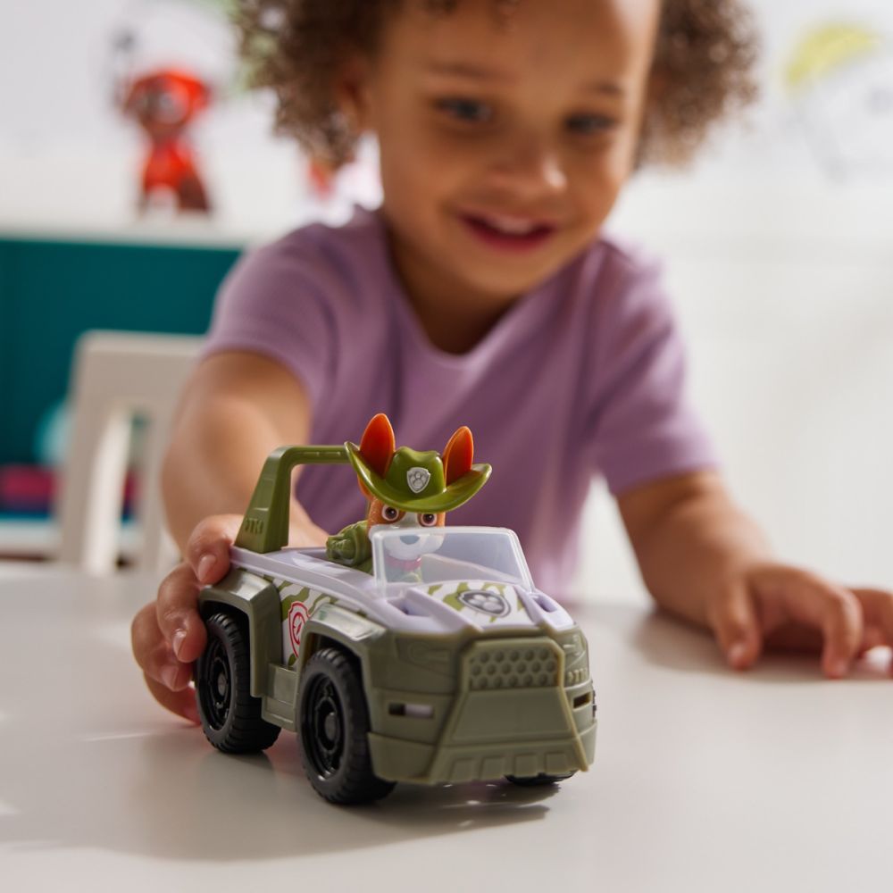 Vehicul cu figurina, Paw Patrol, Jungle Cruiser, Tracker, 6071224