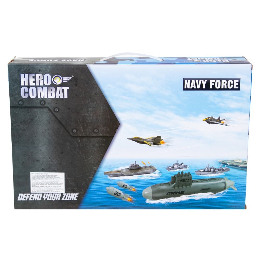 Set de joaca cu submarin, Hero Combat, Navi Force