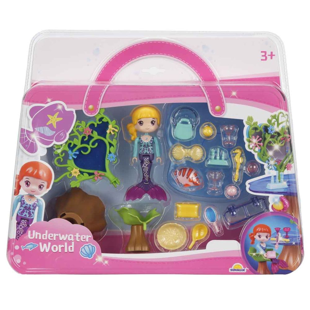 Set de joaca cu papusa, Sunman, Underwater World