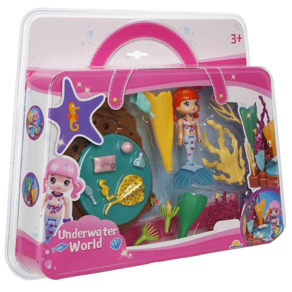 Set de joaca cu papusa, Sunman, Underwater World