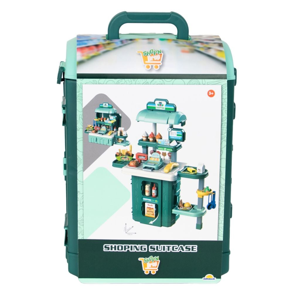 Set de joaca 3 in 1, Shopn Drop, Supermarket Mobile