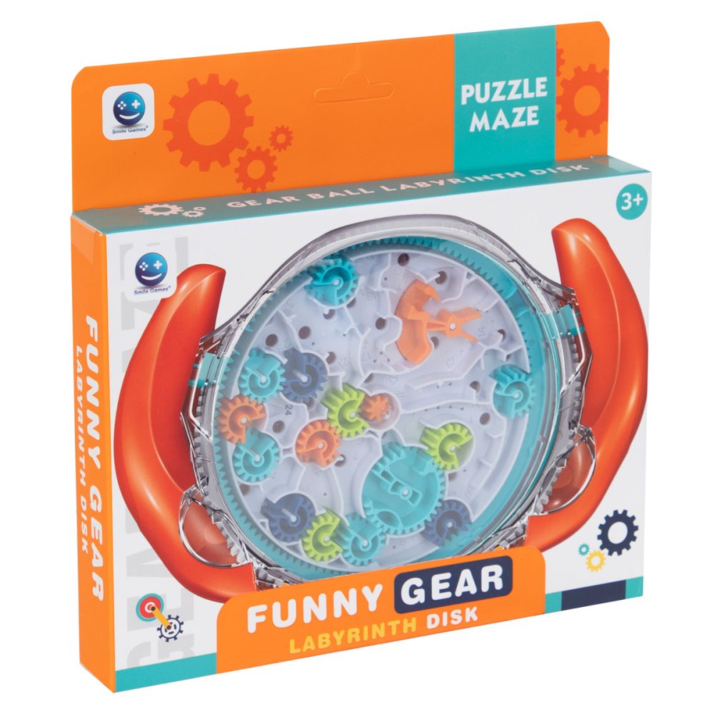 Joc de logica puzzle tip labirint, Smile Games, Funny Gear