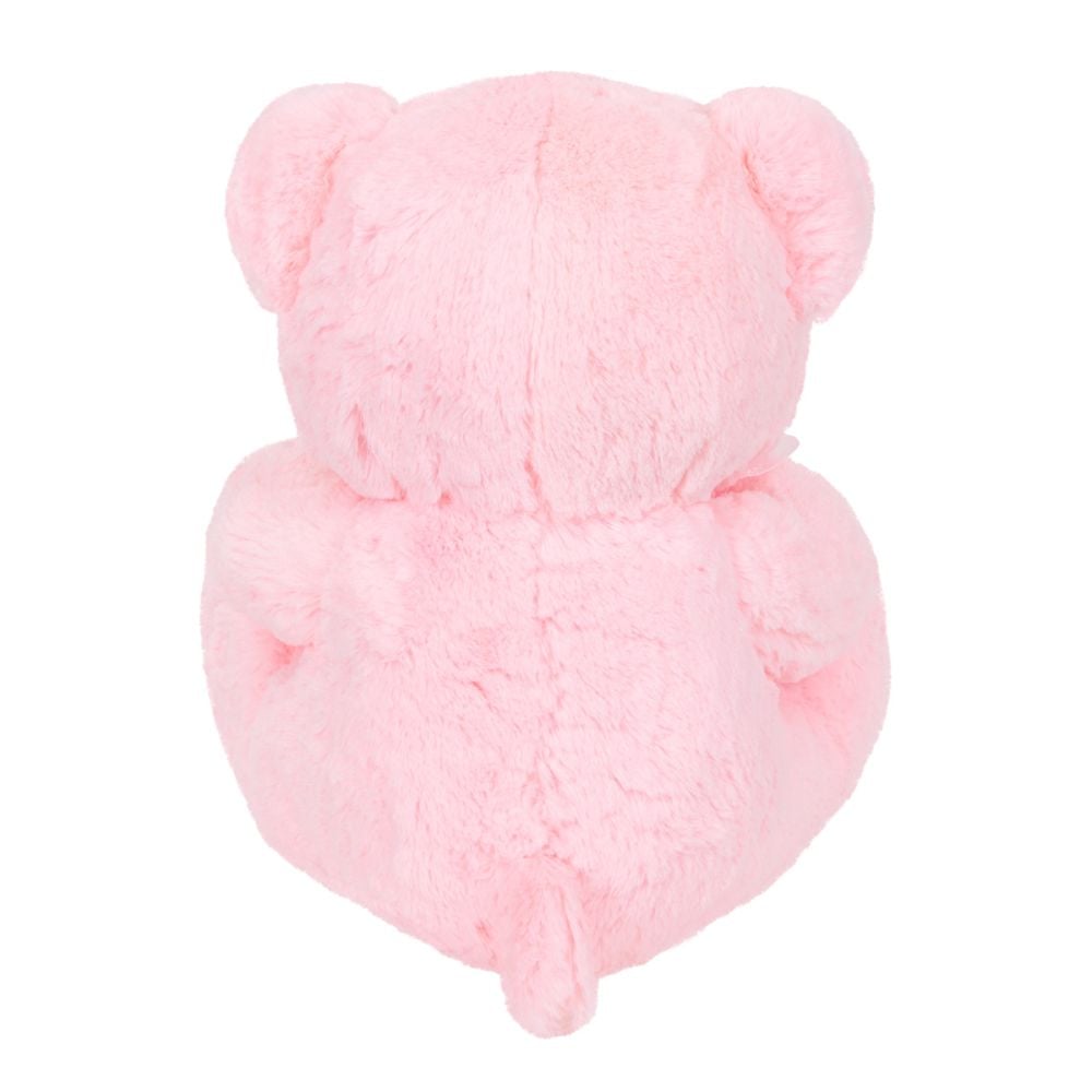 Ursulet de plus cu inima, Puffy Friends, Little Princess, Roz, 45 cm