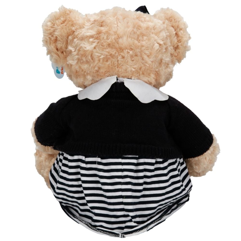 Ursulet de plus in rochita, Puffy Friends, 37 cm