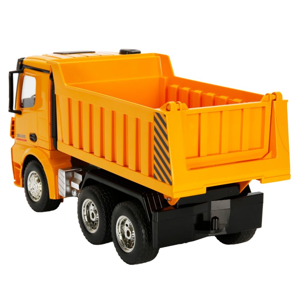 Basculanta cu telecomanda si lumini, Suncon, 9 CH Dump Truck, 1:18