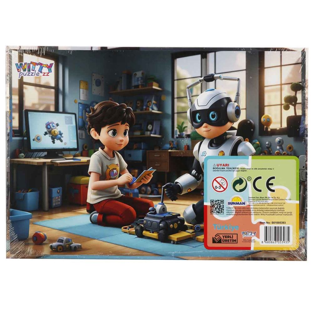 Puzzle Witty Puzzlezz, Robotul si prietenul sau, 35 piese