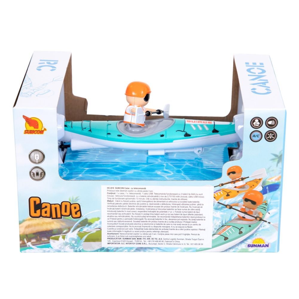 Set caiac cu figurina, Suncon
