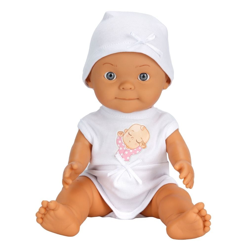 Papusa bebelus, Dollz n More, Bebelou, Welcome Baby, 30 cm, Roz