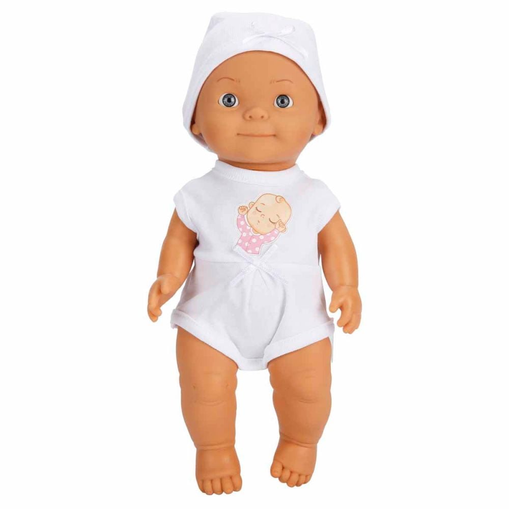 Papusa bebelus, Dollz n More, Bebelou, Welcome Baby, 30 cm, Roz