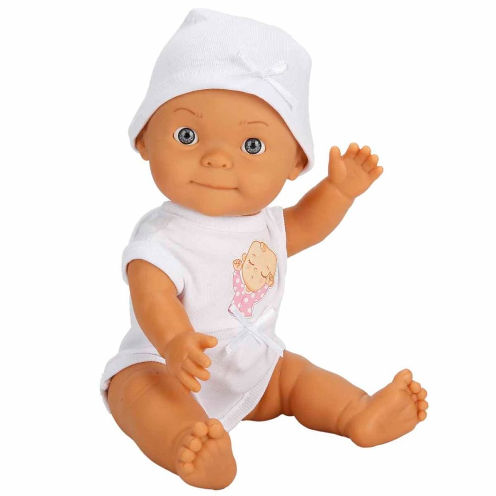Papusa bebelus, Dollz n More, Bebelou, Welcome Baby, 30 cm, Roz