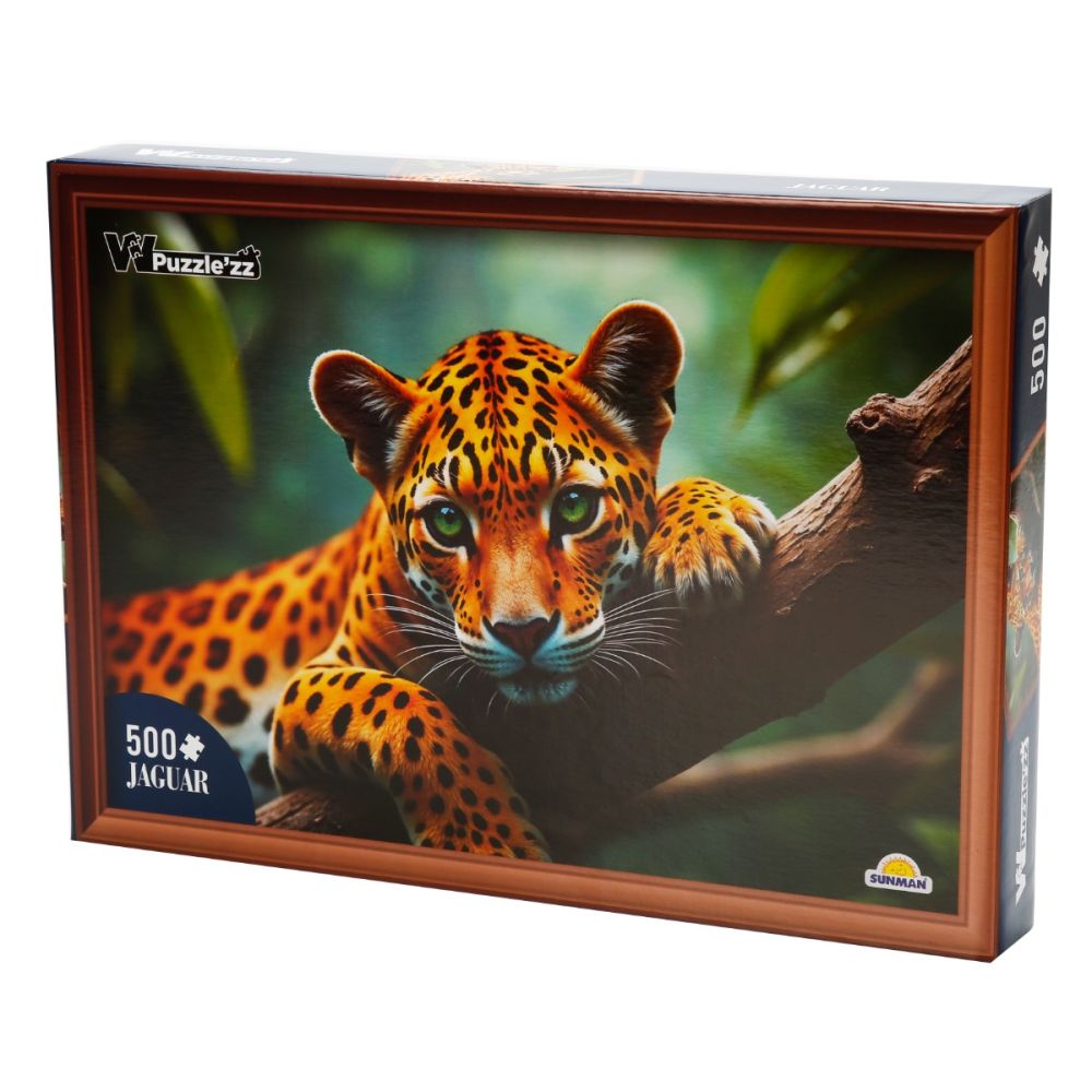 Puzzle Witty Puzzlezz, Jaguar, 500 piese