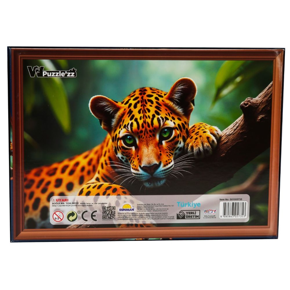 Puzzle Witty Puzzlezz, Jaguar, 500 piese