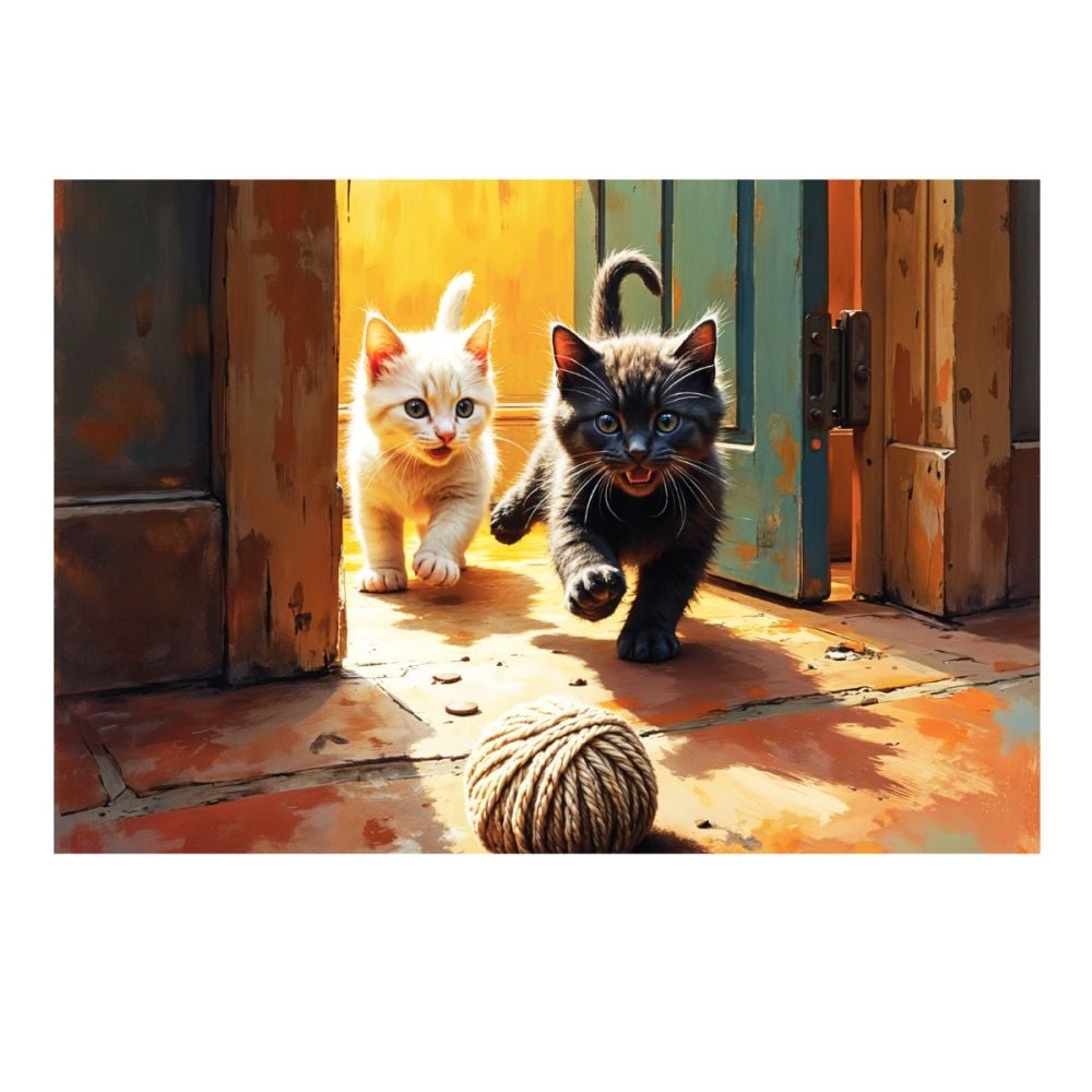 Puzzle Witty Puzzlezz, Pisicute, 500 piese