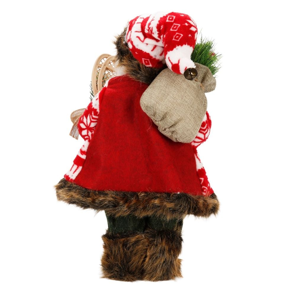 Figurina decorativa, Alska, Mos Craciun, 41 cm