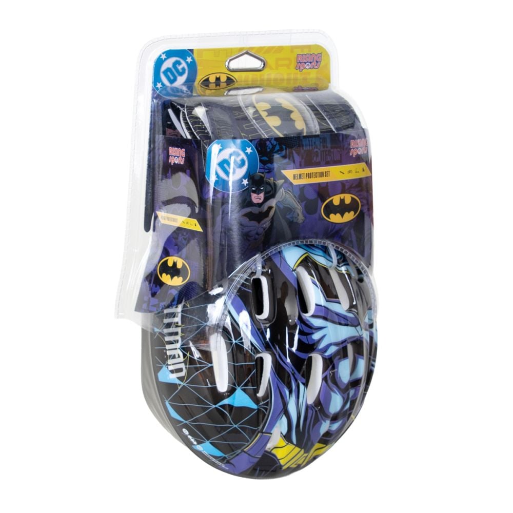 Set casca si protectii, Rising Sports, Batman, Marime M