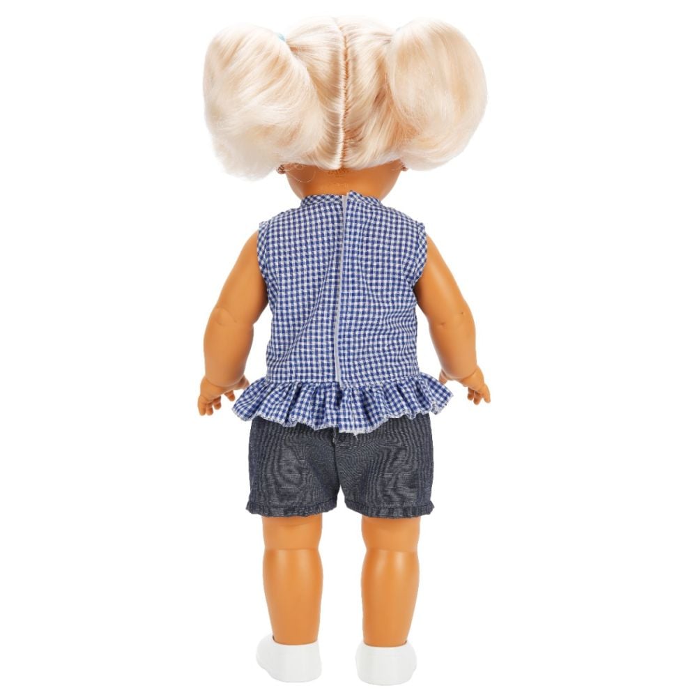 Papusa Dollz And More, Tina in tinuta casual, Albastru, 45 cm