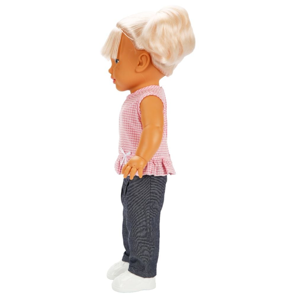 Papusa Dollz And More, Tina in tinuta casual, Roz, 45 cm