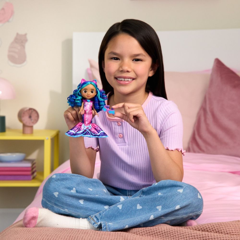 Papusa cu accesorii Gabbys Dollhouse, Mer-tastic Gabby, 20151840