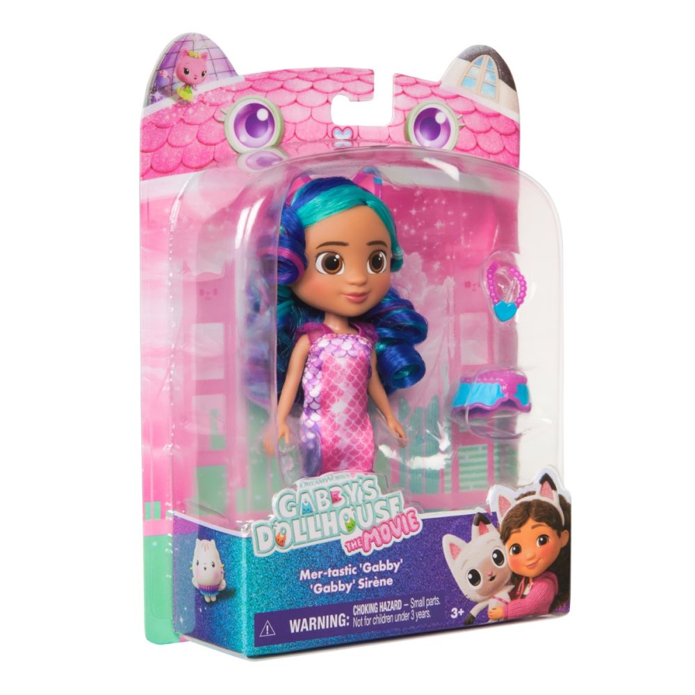 Papusa cu accesorii Gabbys Dollhouse, Mer-tastic Gabby, 20151840