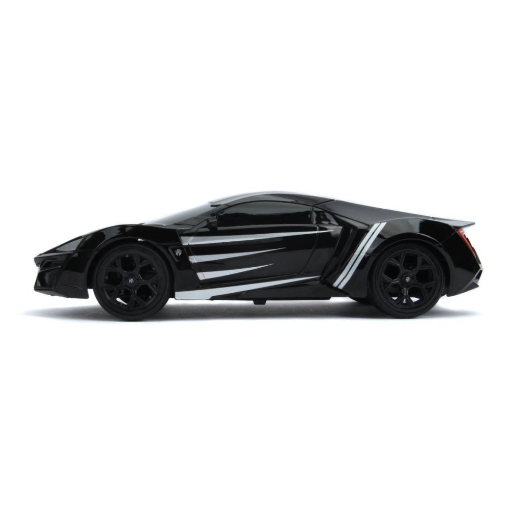 Masina cu telecomanda, Jada, Marvel Avengers, Black Panther, Lykan Hypersport, 1:16