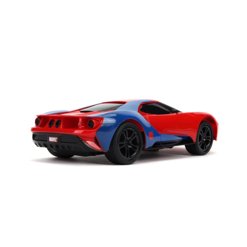 Masina cu telecomanda, Jada, Marvel Spider-Man, 2017 Ford GT, 1:16