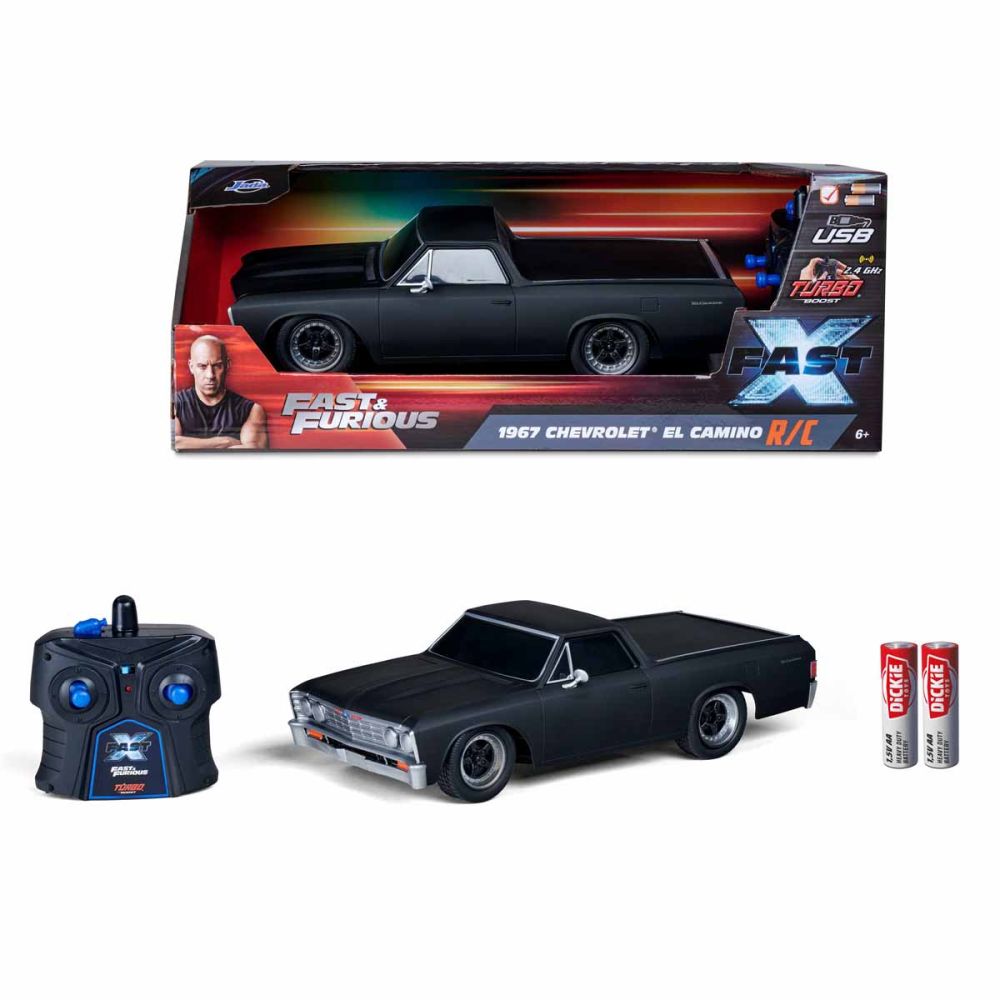 Masina cu telecomanda, Jada, Fast And Furious, 1967 Chevrolet El Camino, 1:16