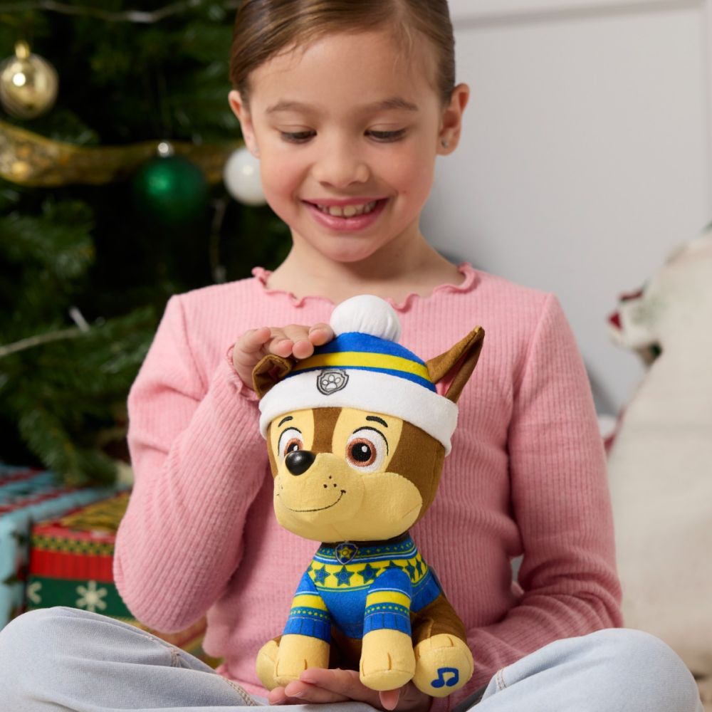 Jucarie de plus interactiva, Paw Patrol, Chase, 20 cm, 20154050