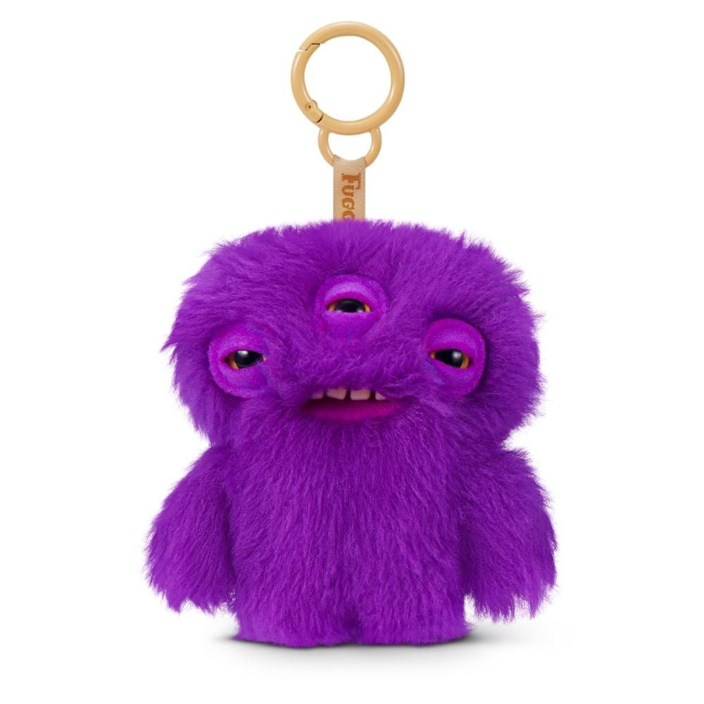 Mini breloc de plus, Fuggler, Annoyed Alien, Purple, S6, 12 cm