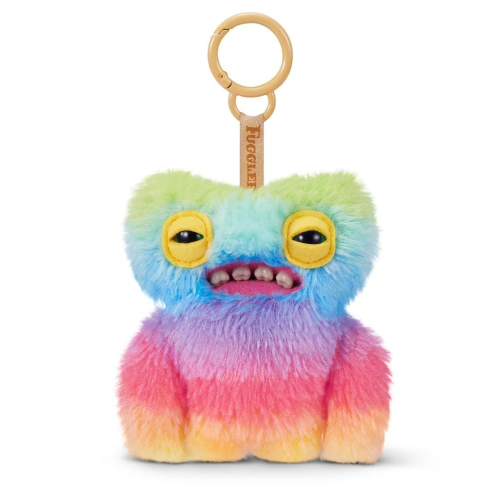 Mini breloc de plus, Fuggler, Squidge Pastel, S6, 12 cm