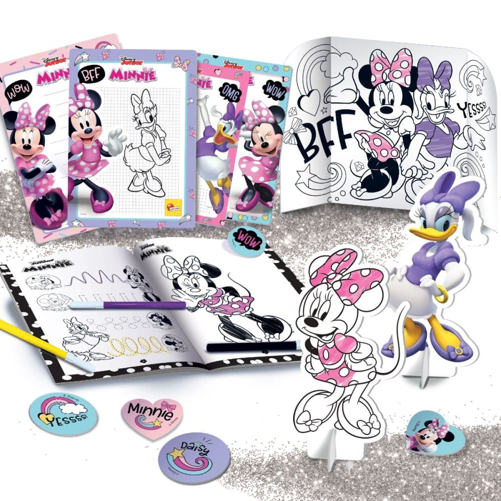Set de creatie cu ghiozdan, Lisciani, Minnie
