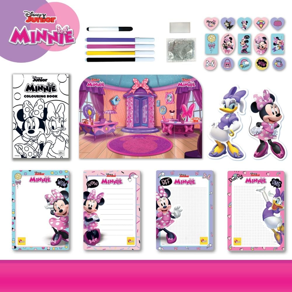 Set de creatie cu ghiozdan, Lisciani, Minnie