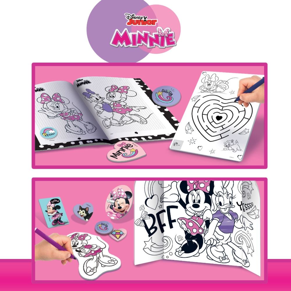 Set de creatie cu ghiozdan, Lisciani, Minnie
