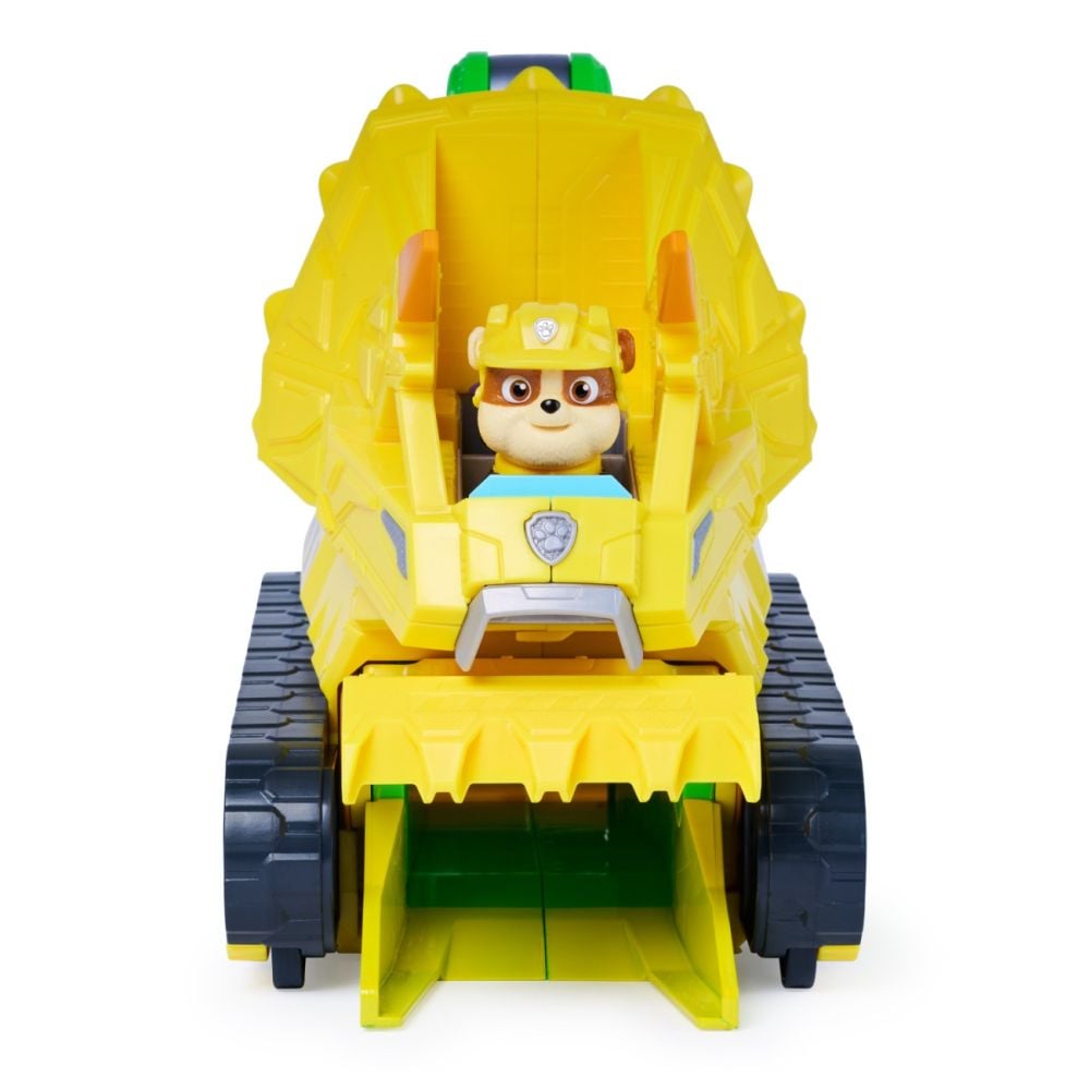 Vehicul cu figurine, Paw Patrol the Dino Movie, Chomp and Rescue Bulldozer, 6075978