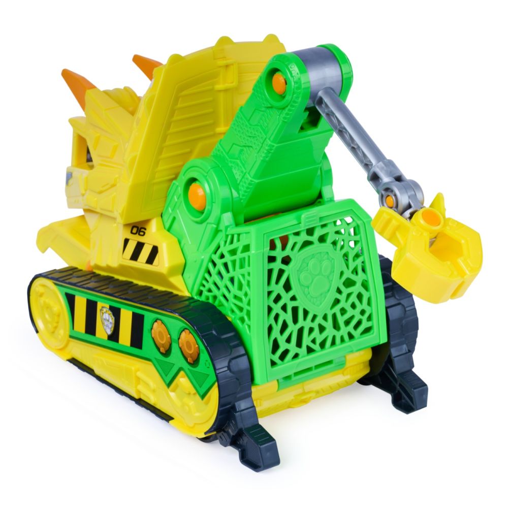Vehicul cu figurine, Paw Patrol the Dino Movie, Chomp and Rescue Bulldozer, 6075978