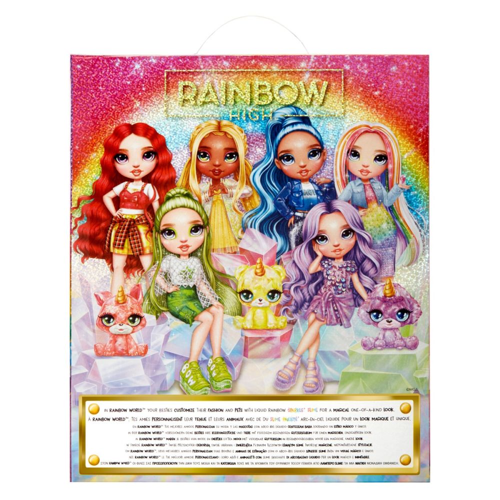 Papusa Rainbow High, Sparkle Slime, Violet Willow, 120223EU